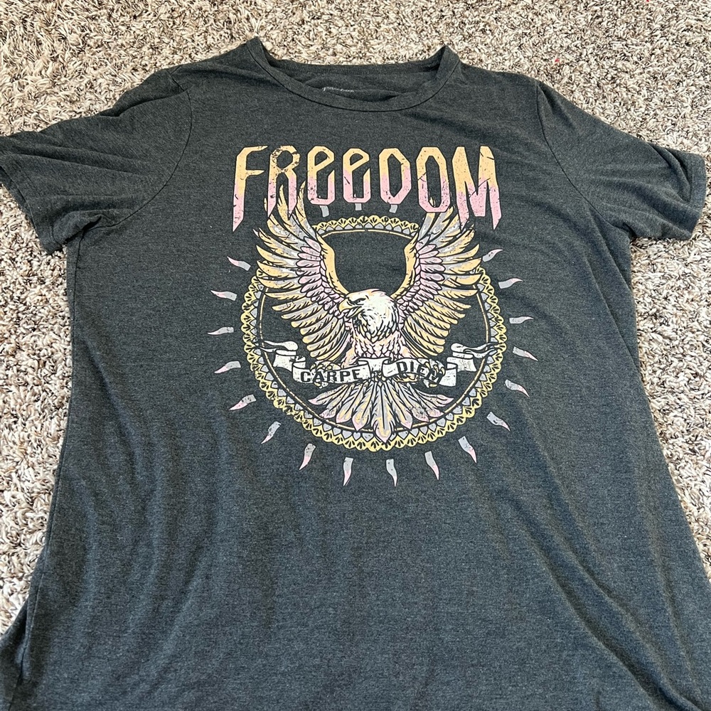 Grace & Lace Dark Gray Tee